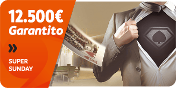 Torneo Poker Domenicale 12.500€ GRT