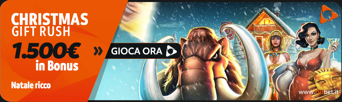 Promozione casinò CHRISTMAS GIFT RUSH
