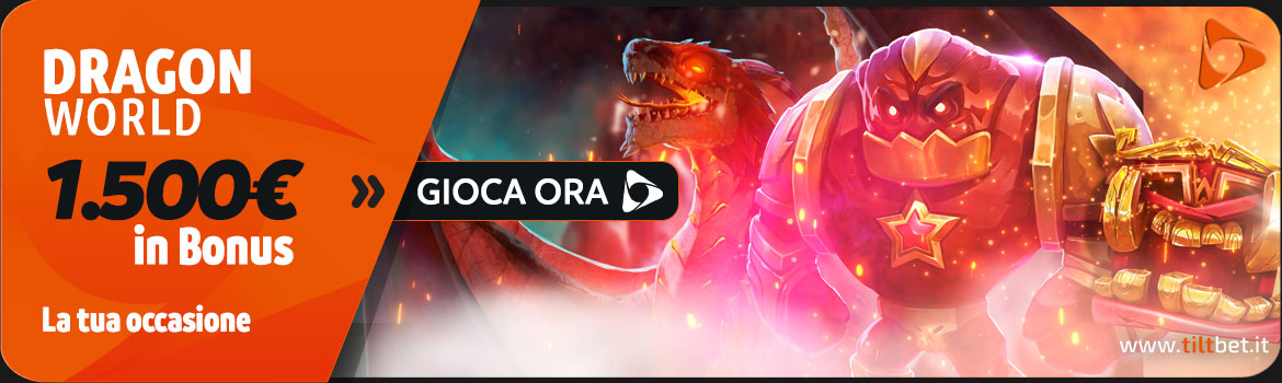 Promozione casinò DRAGON WORLD