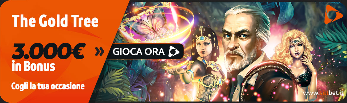 Promozione casinò THE GOLD TREE
