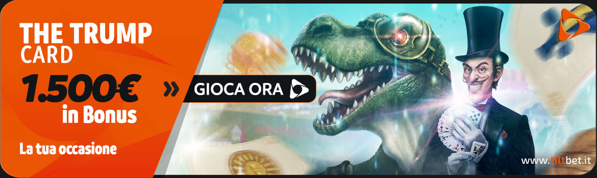 Promozione casinò THE TRUMP CARD