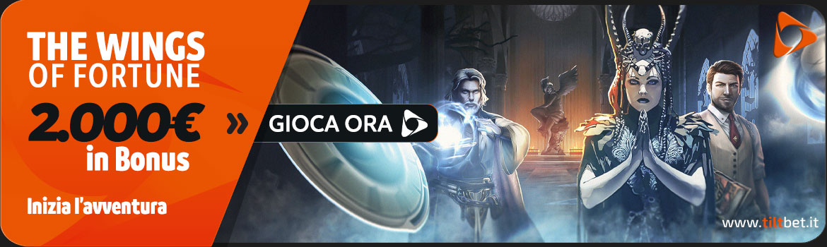 Promozione casinò THE WINGS OF FORTUNE