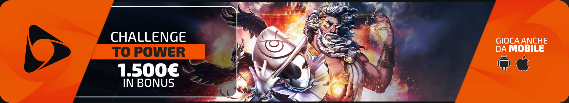 Promozione casinò CHALLENGE TO POWER