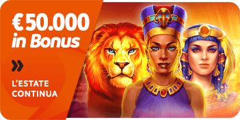 Promozione Casinò L'Estate Continua 50.000 euro in Real Bonus