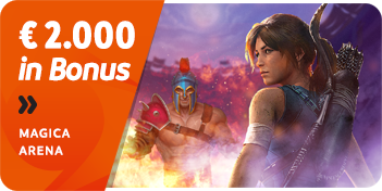 Bonus Casinò Magica Arena 2.000 euro in Real Bonus