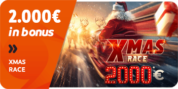 Bonus Casinò Xmas Race 2.000 euro euro in Real Bonus