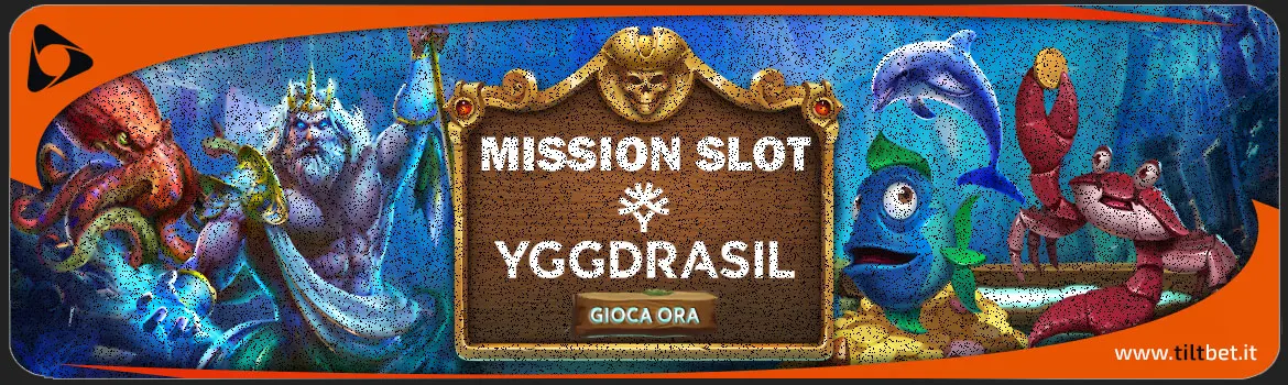 Promozione Casinò Mission Slot Yggdrasil 125 euro in Real Bonus