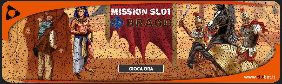 Promozione Casinò Mission Slot Bragg Gaming 125 euro in Real Bonus